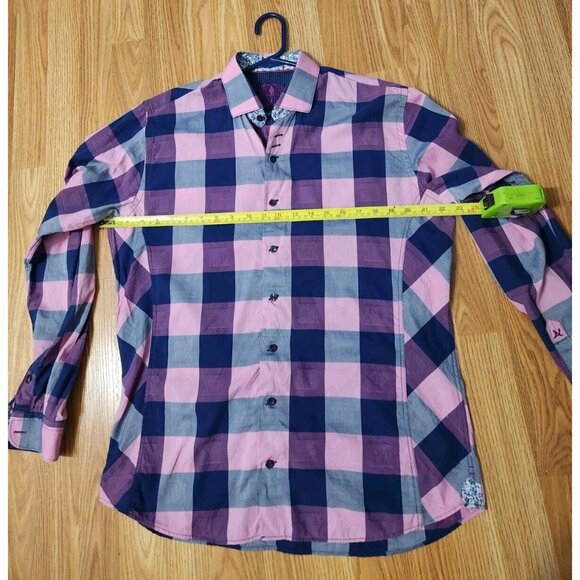 Au Noir Dress Shirt Long Sleeves Size 3 - Picture 7 of 9